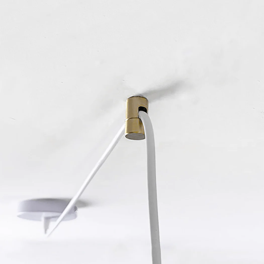 Milled Brass Hanging Cable Ceiling Clip - Image 9