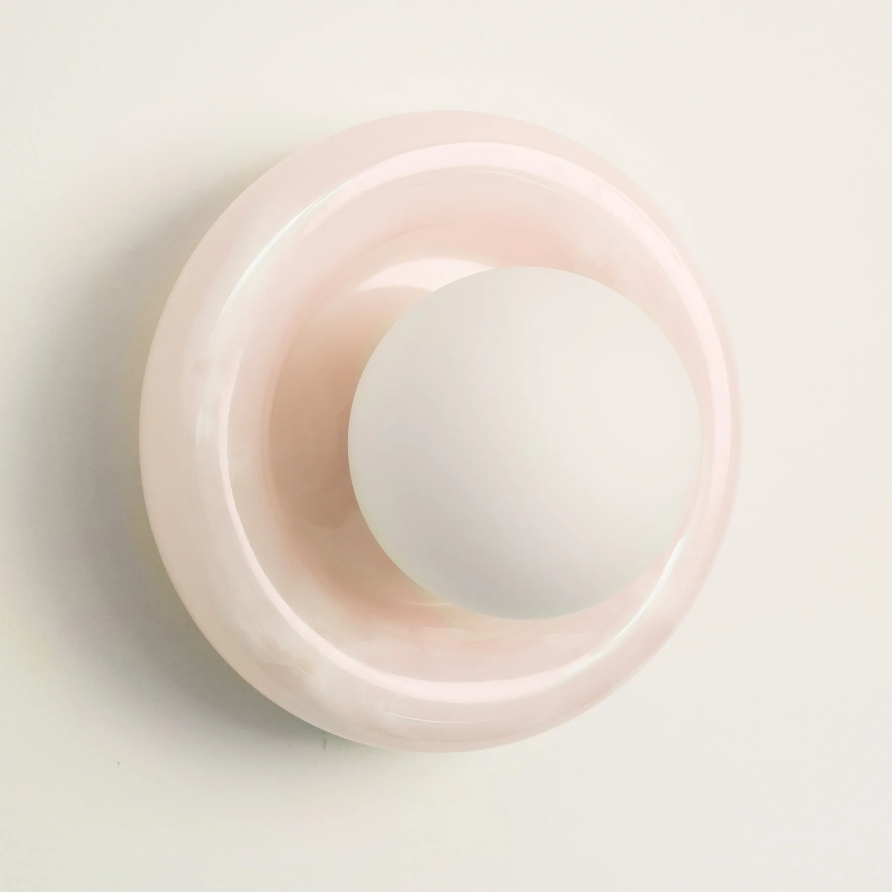 Nara Alabaster cloud stone bubble plate wall Light / sconce - Image 2