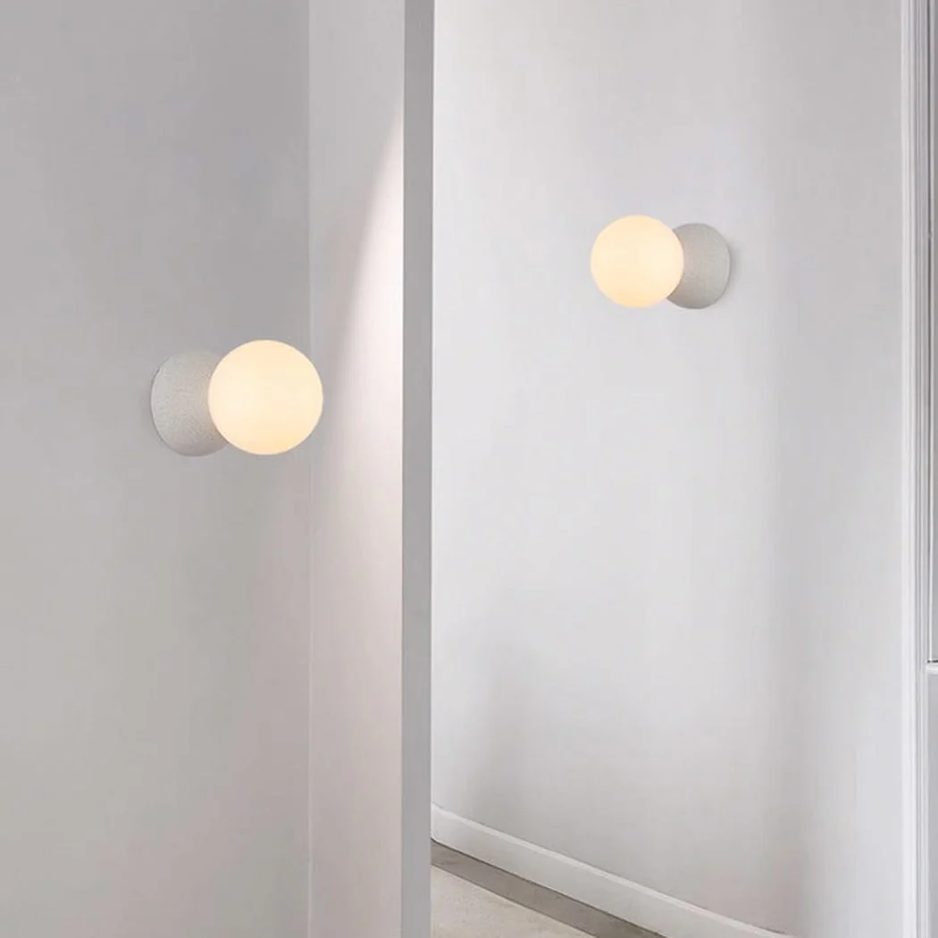 Nero Bianco Minimalist Stone Wall Sconce / Ceiling Light - Image 11