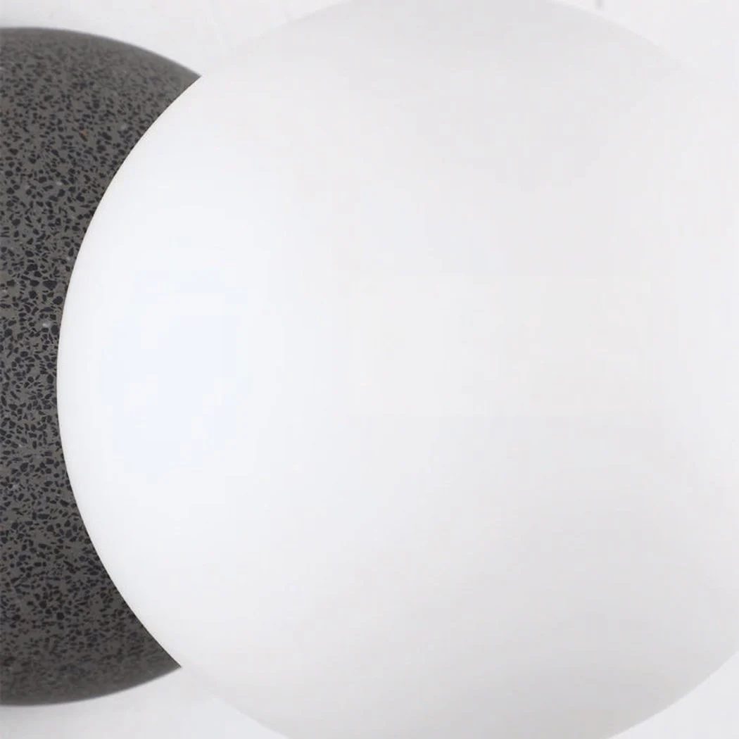 Nero Bianco Minimalist Stone Wall Sconce / Ceiling Light - Image 14