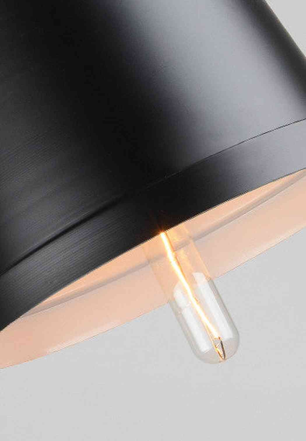 Newman Black Dome Industrial Loft Pendant Light - Image 15