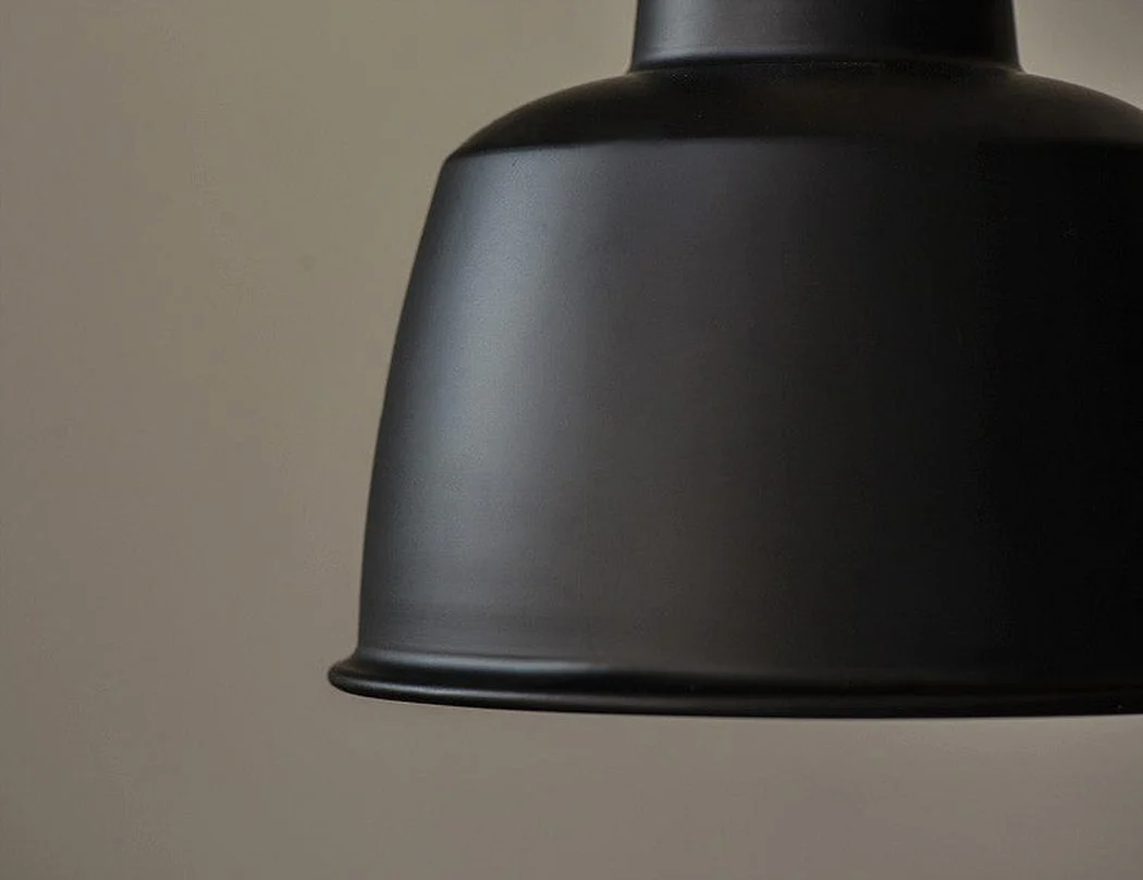 Newman Black Dome Industrial Loft Pendant Light - Image 7