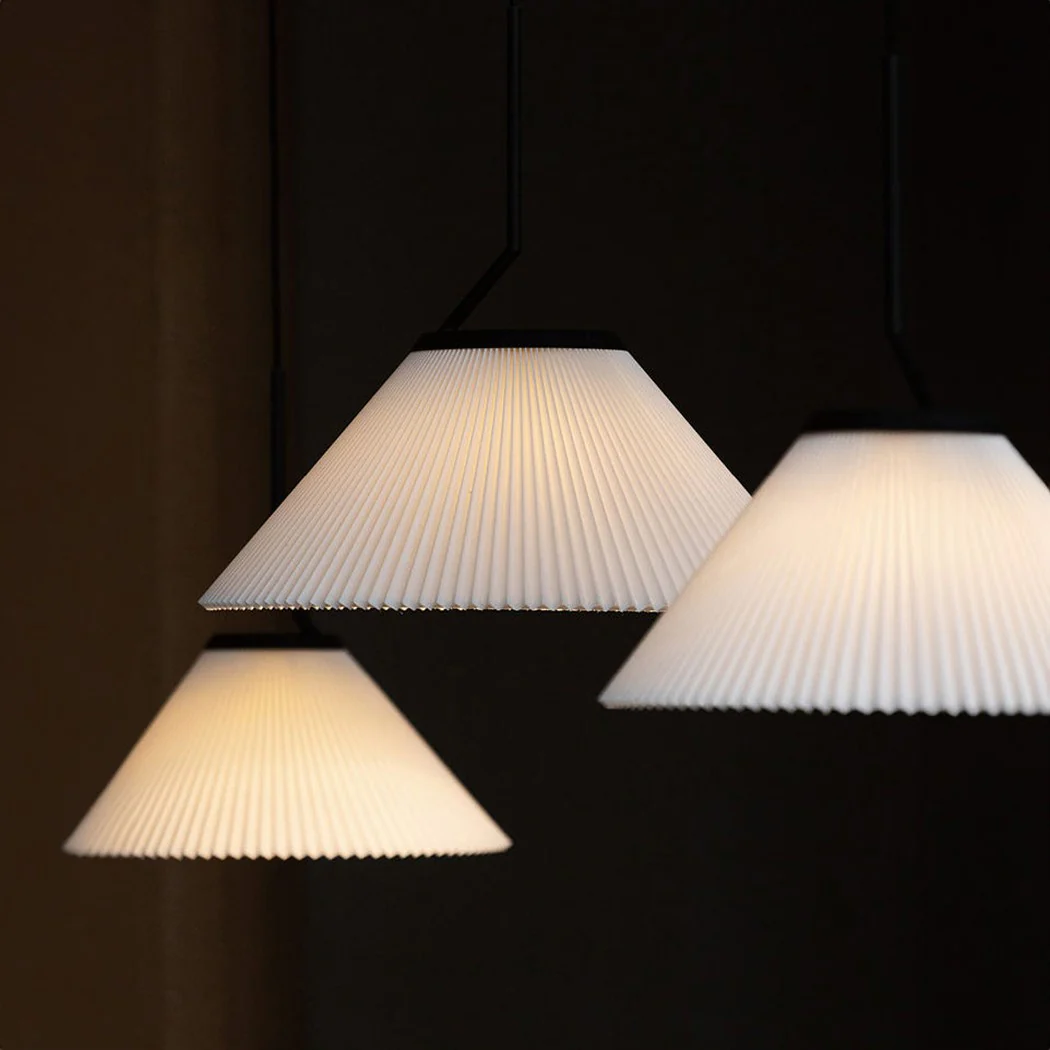 Nobu Pleated Shade Minimalist Pendant Light - Image 13