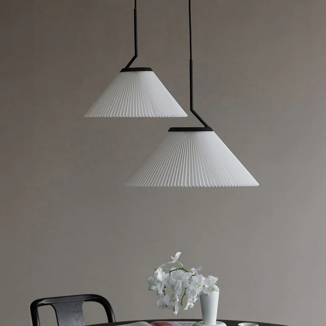 Nobu Pleated Shade Minimalist Pendant Light - Image 14