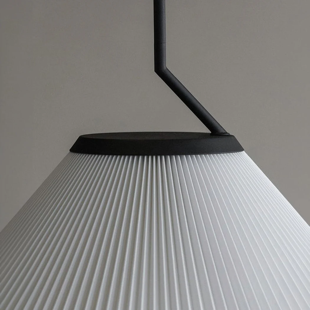 Nobu Pleated Shade Minimalist Pendant Light - Image 16