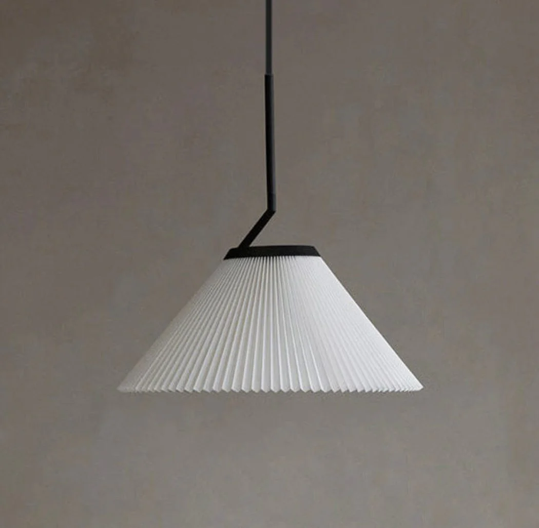 Nobu Pleated Shade Minimalist Pendant Light - Image 17