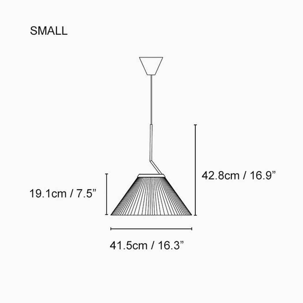 Nobu Pleated Shade Minimalist Pendant Light - Image 20