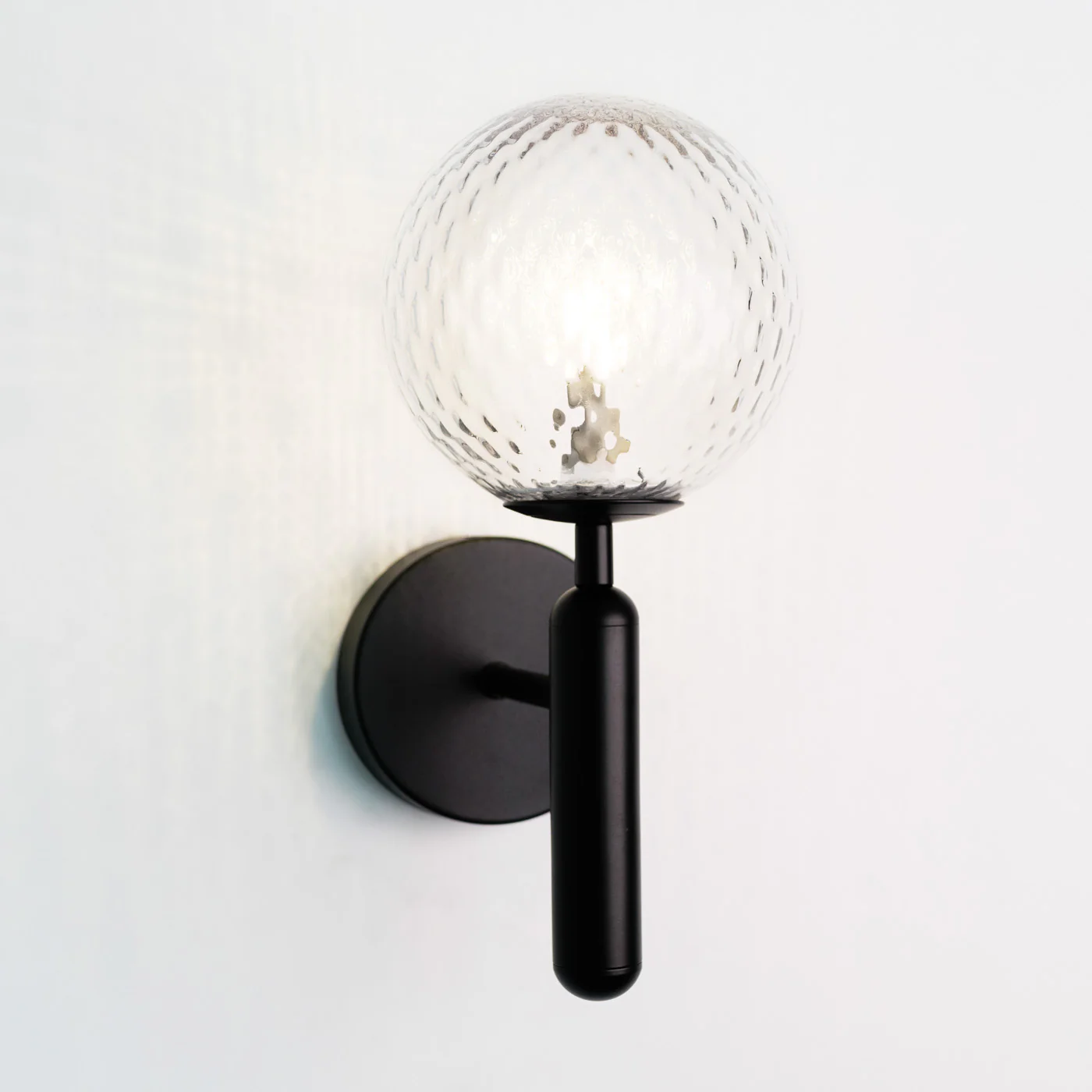 Nostra Minimalist Line Glass Globe Wall Light