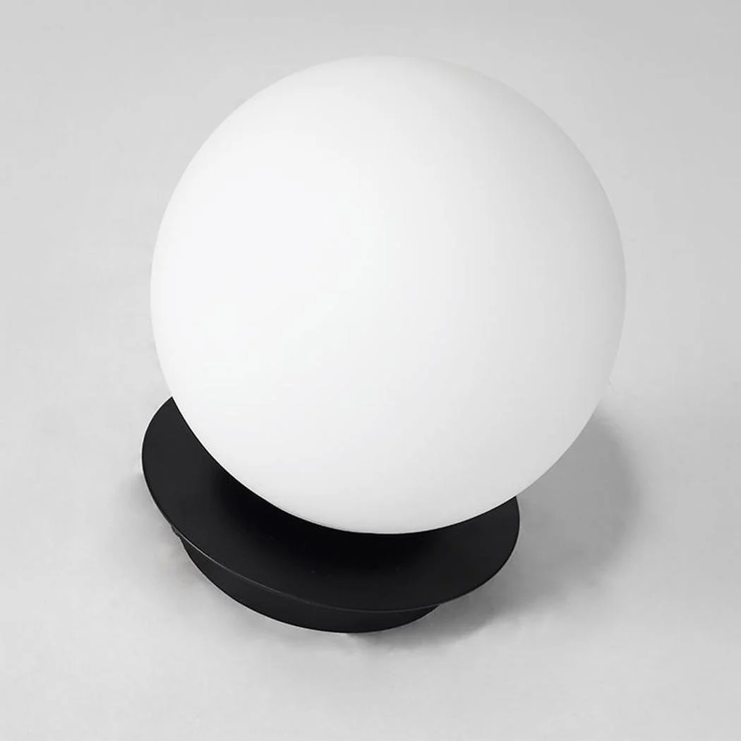 Odesa Black Round Sphere Minimalist Wall Light / Ceiling Light - Image 2