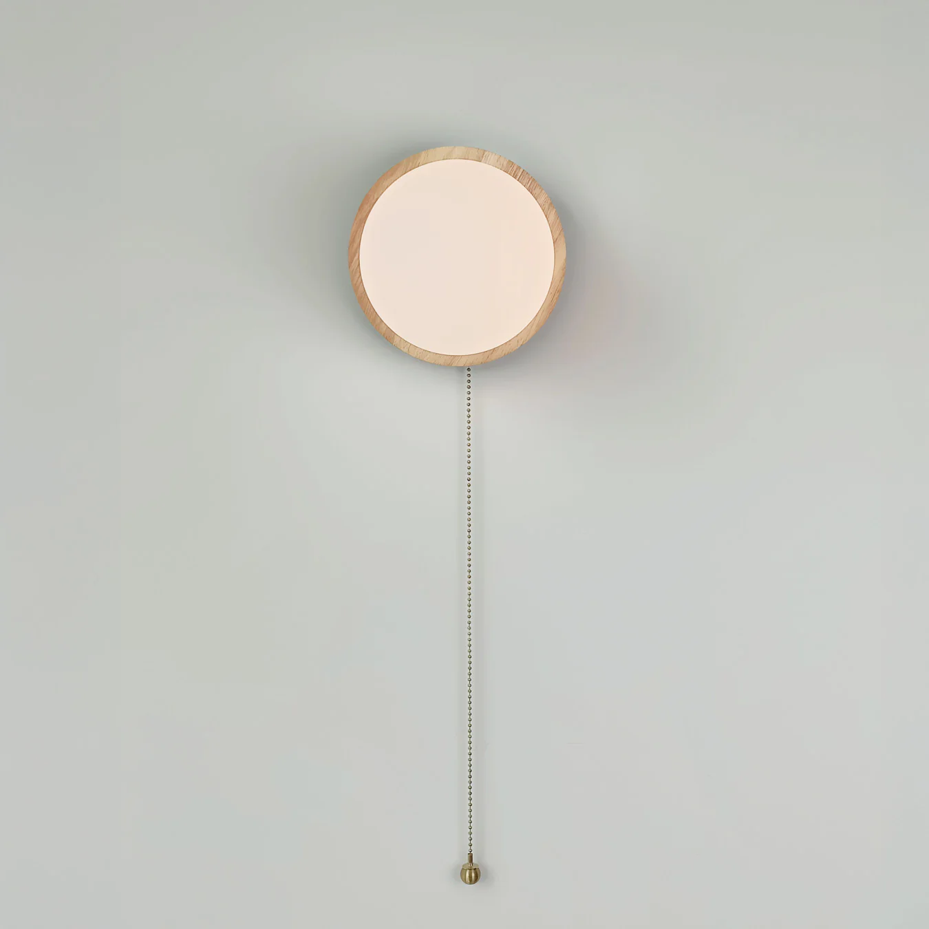 Odesa Wooden Plate Minimalist Line Wall Light - Image 8