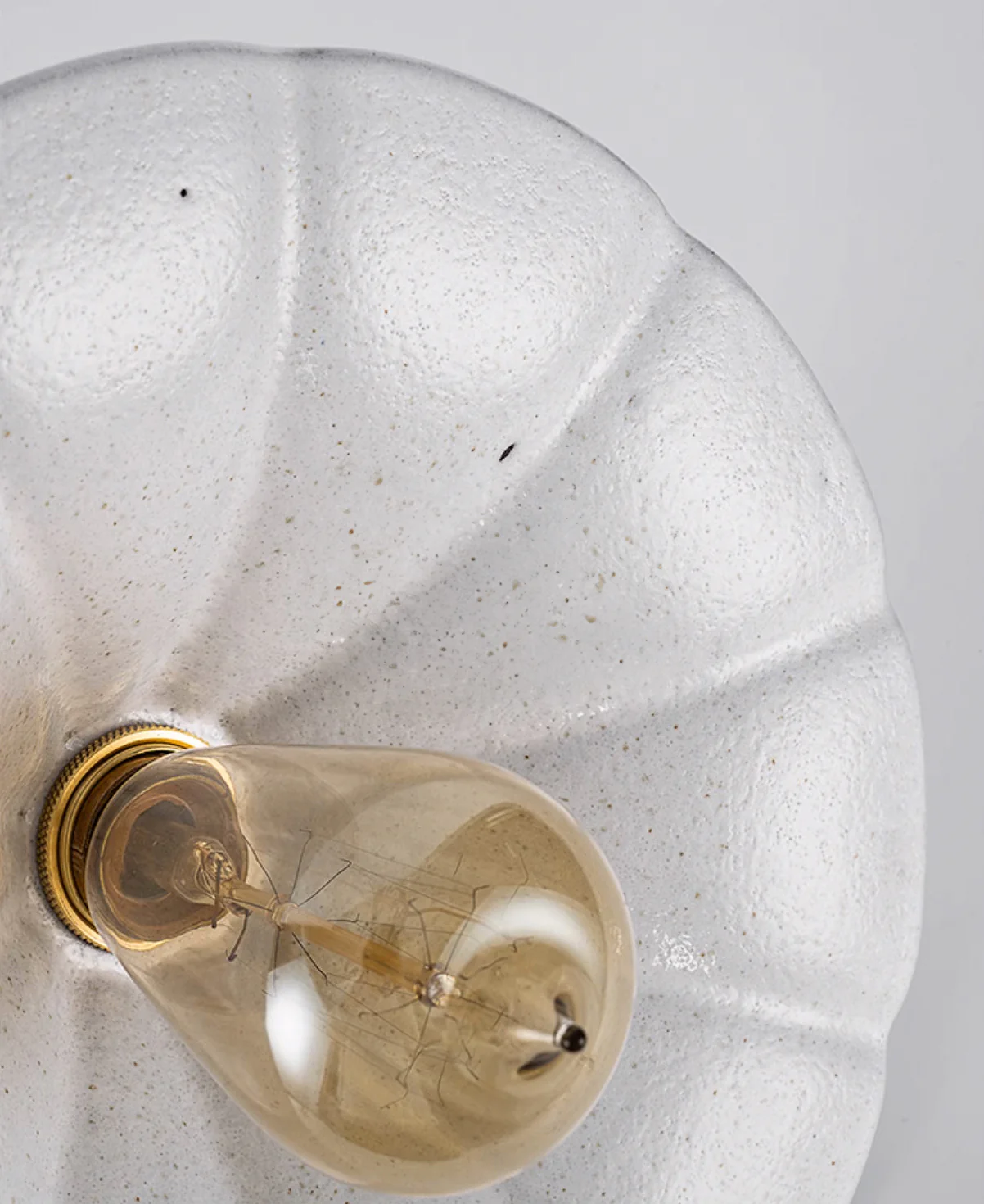 Odette Porcelain Shade Brass Fitting Pendant Light - Image 16