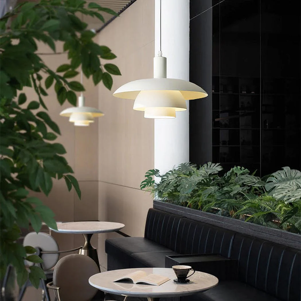 Otago White Mid Century Modern Pendant Light - Image 13