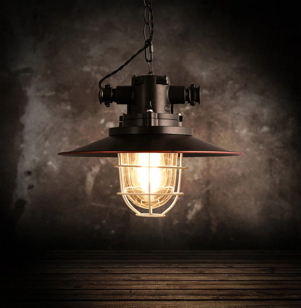 Otto Industrial Retro Pendant Light - Image 3