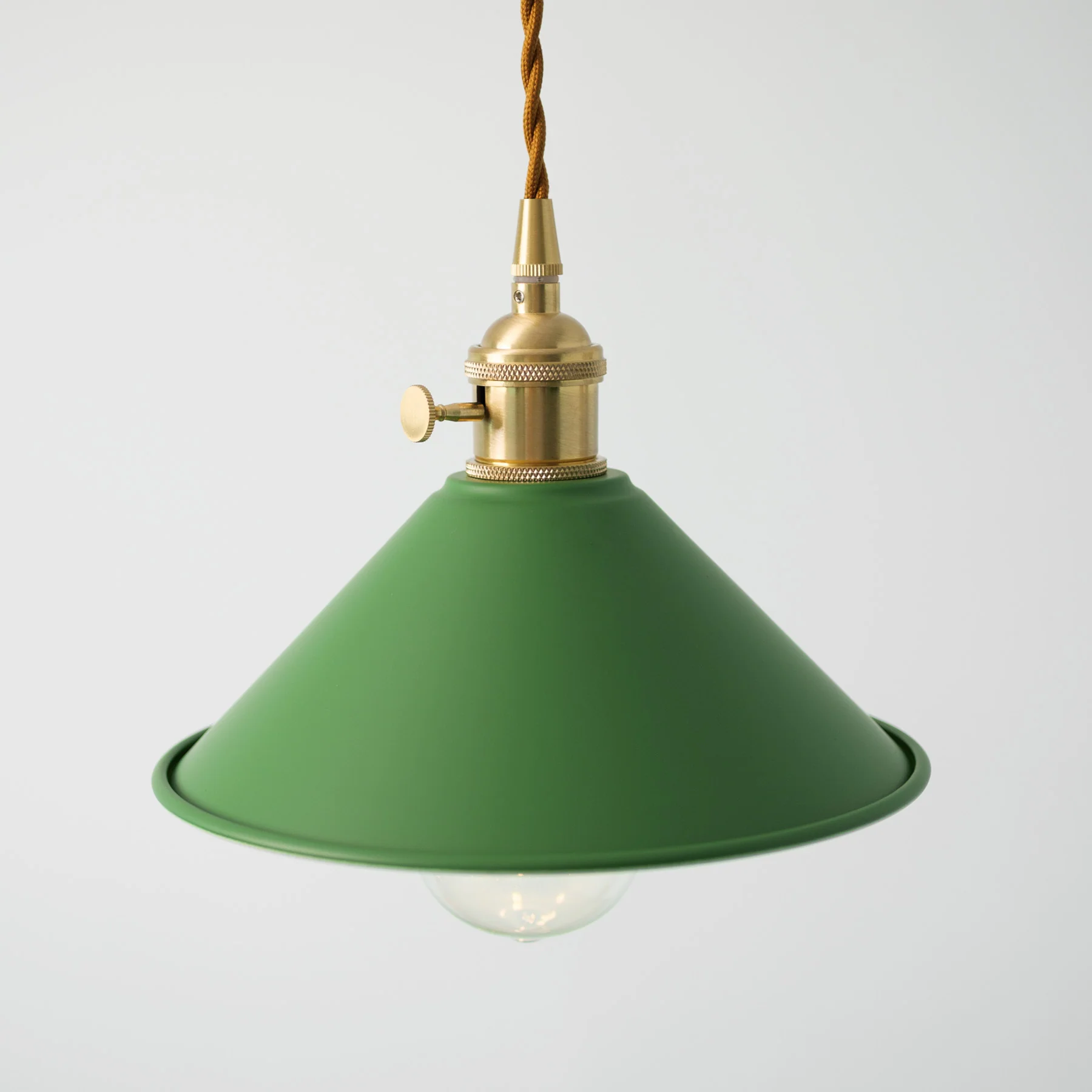 Coloured Cone Shade Industrial Pendant Light - Image 17