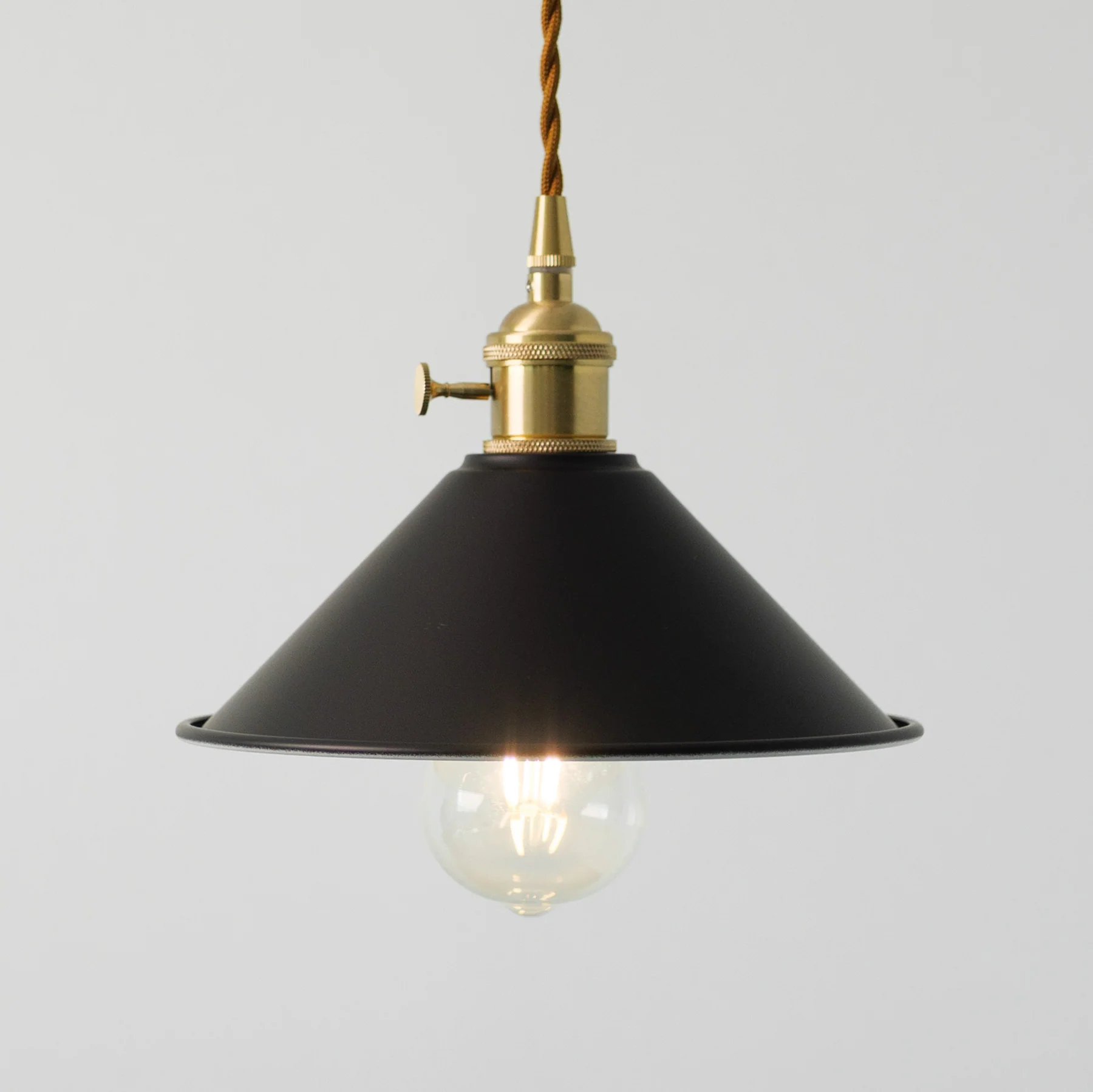 Coloured Cone Shade Industrial Pendant Light - Image 21