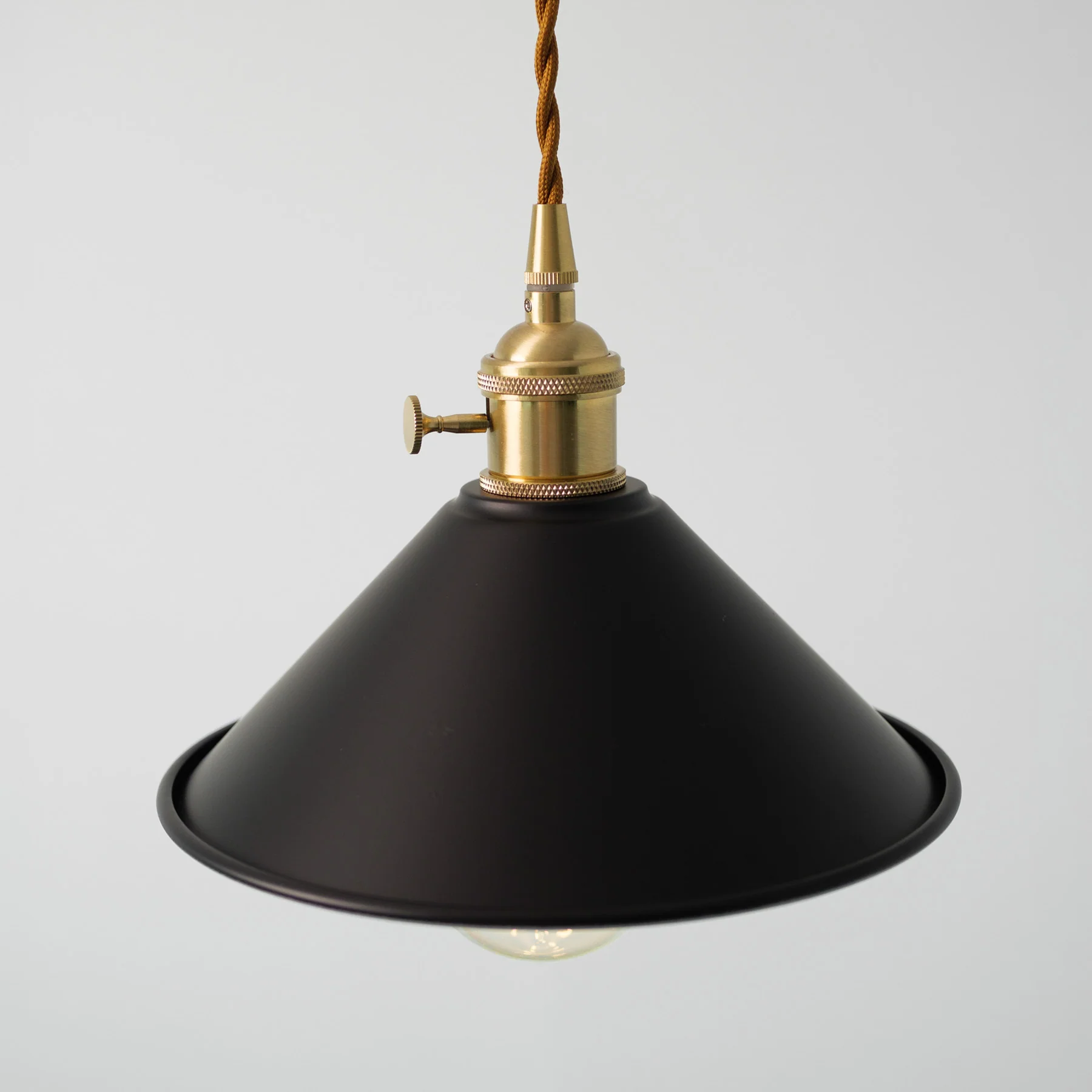 Coloured Cone Shade Industrial Pendant Light - Image 22