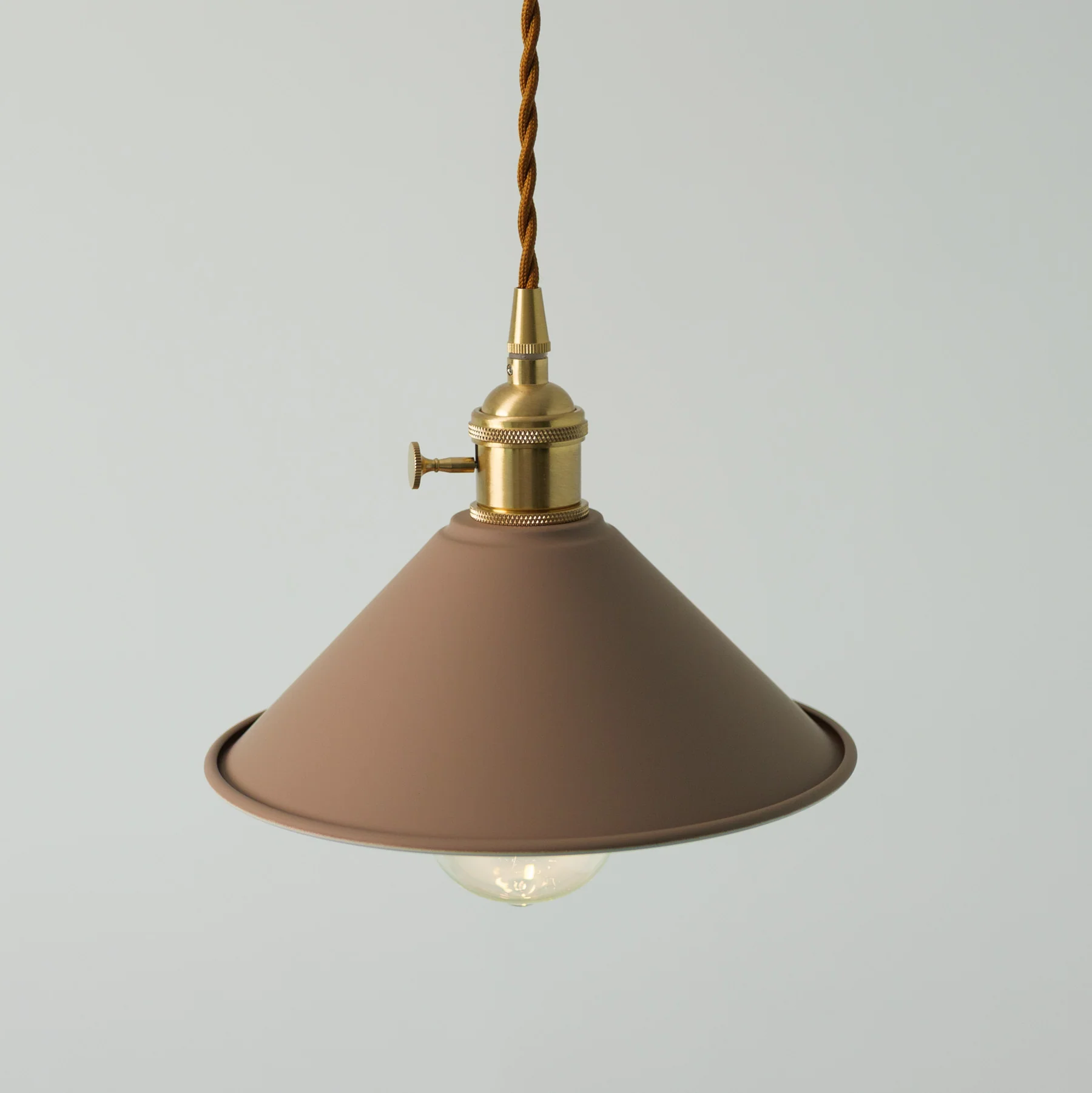 Coloured Cone Shade Industrial Pendant Light - Image 7