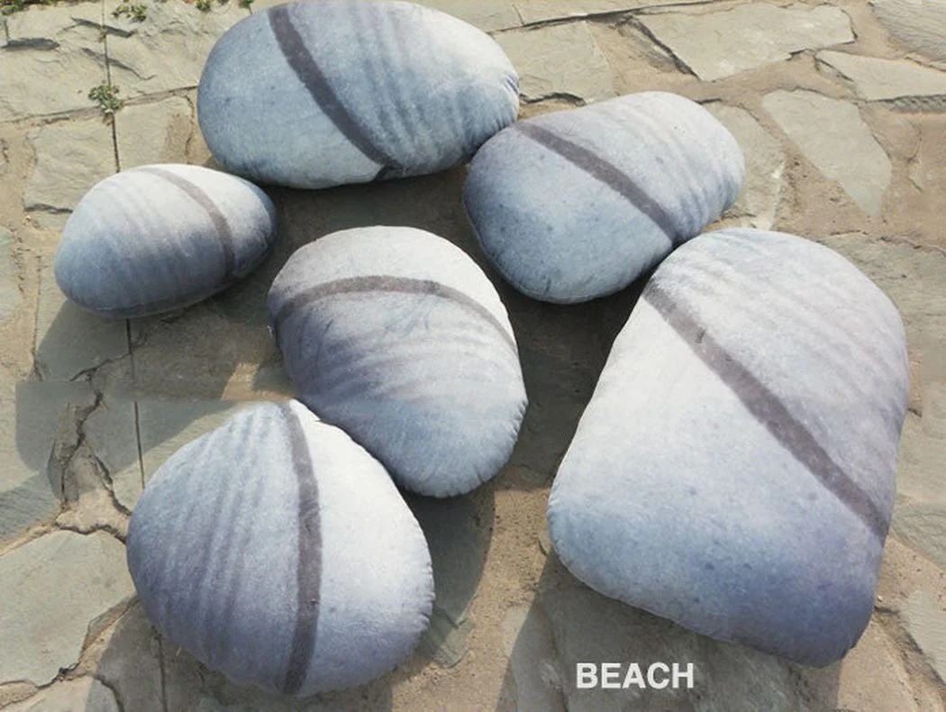 Patterned Pebble Stone Cushion Pillow Cover (Pack of 6) - Image 6