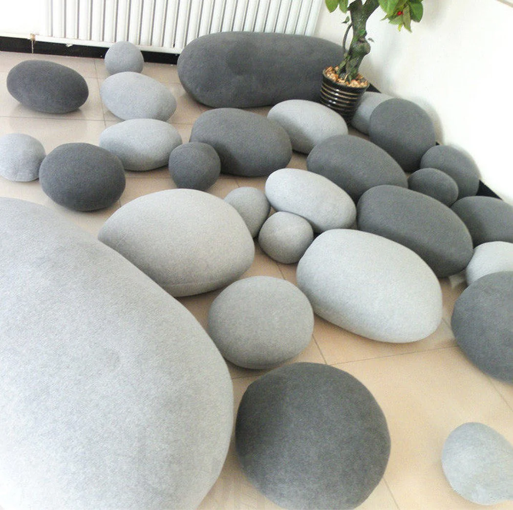 Pebble Stone Pillow Cushion Cover (Pack of 6) - Image 2