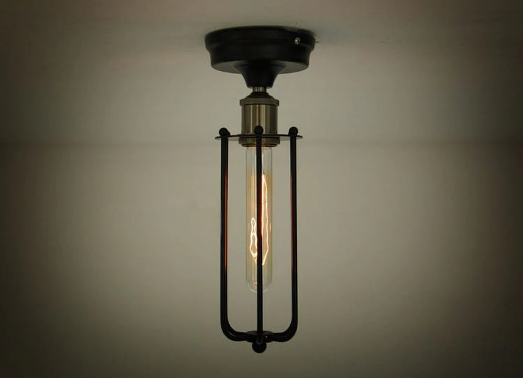 Pencil Cage Industrial Retro Vintage Ceiling Light - Image 2