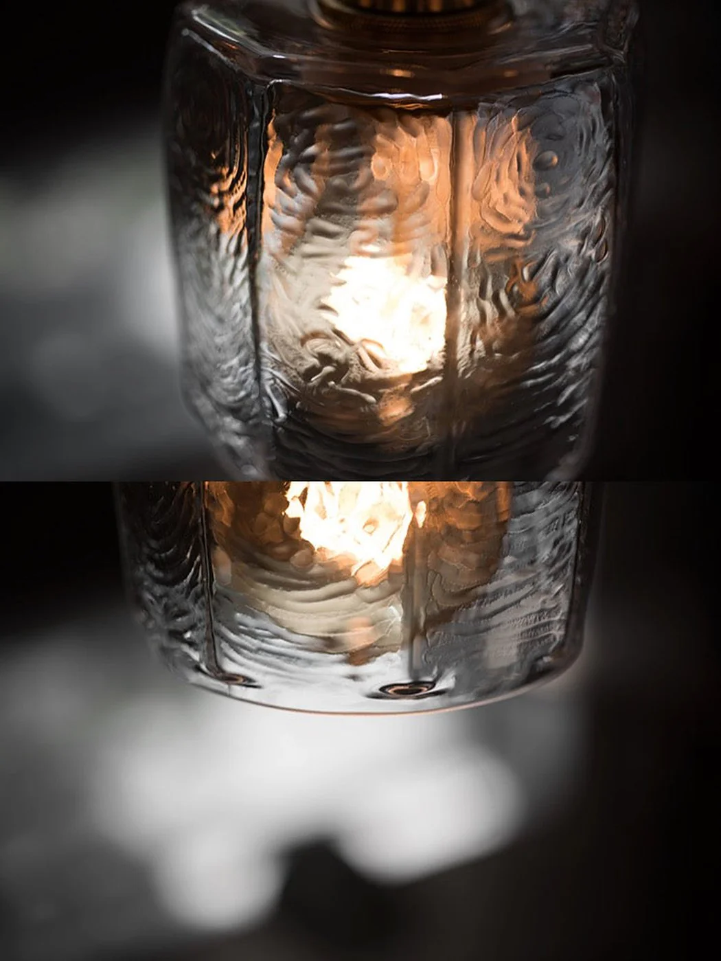 Petunia Glass Mid Century Brass Pendant Light - Image 13