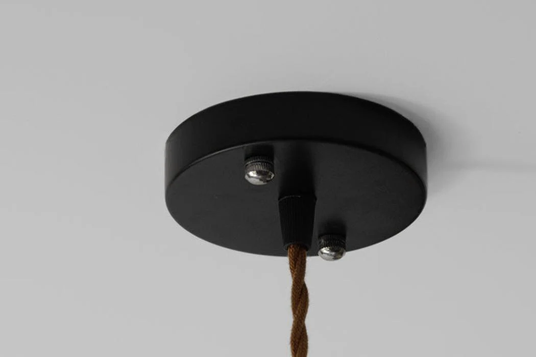 Petunia Glass Mid Century Brass Pendant Light - Image 16