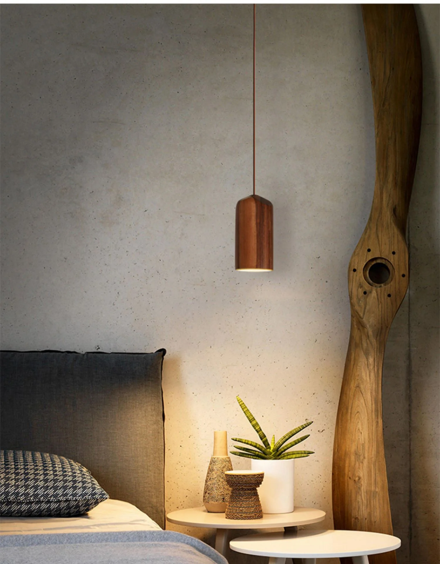 Pinocchio Wooden Pendant Light - Image 14