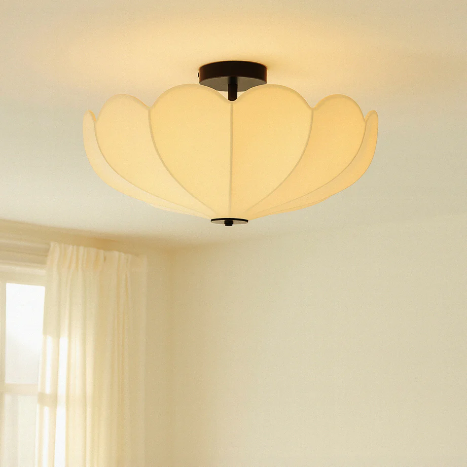 Pivione Handmade Fabric Flower Ceiling Light - Image 11