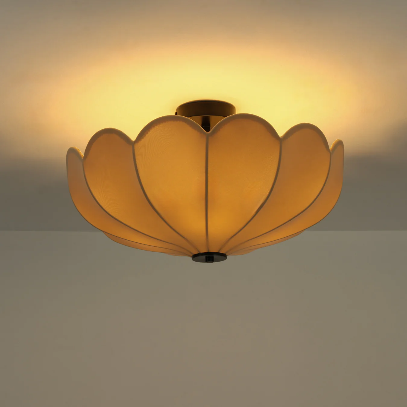 Pivione Handmade Fabric Flower Ceiling Light - Image 12