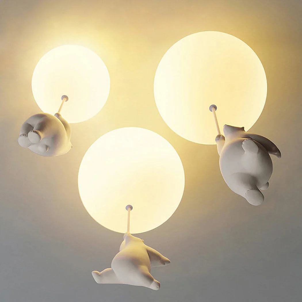 The Flying Bears Children Nursery Ceiling Light - Image 3