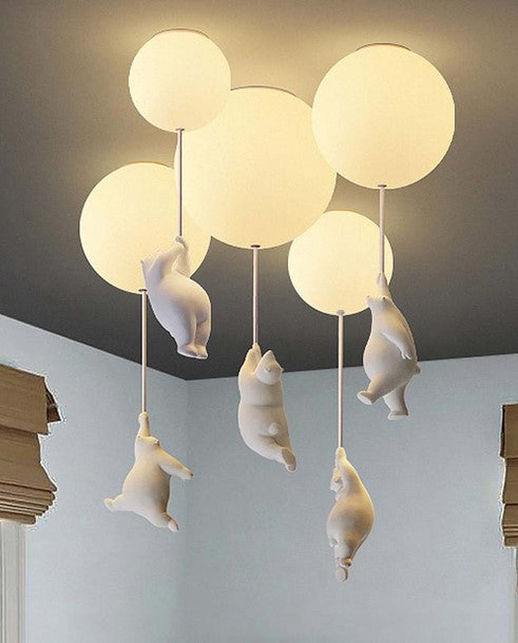 The Flying Bears Children Nursery Ceiling Light - Image 4