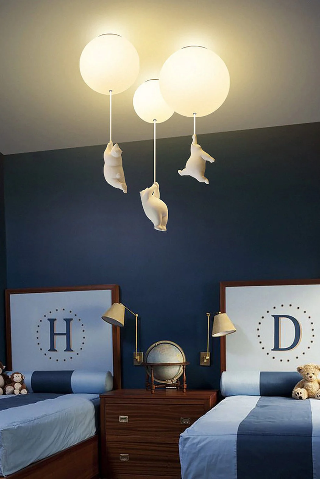 The Flying Bears Children Nursery Ceiling Light - Image 7