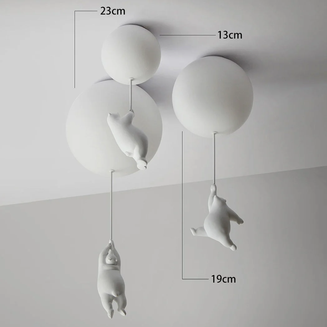 The Flying Bears Children Nursery Ceiling Light - Image 8