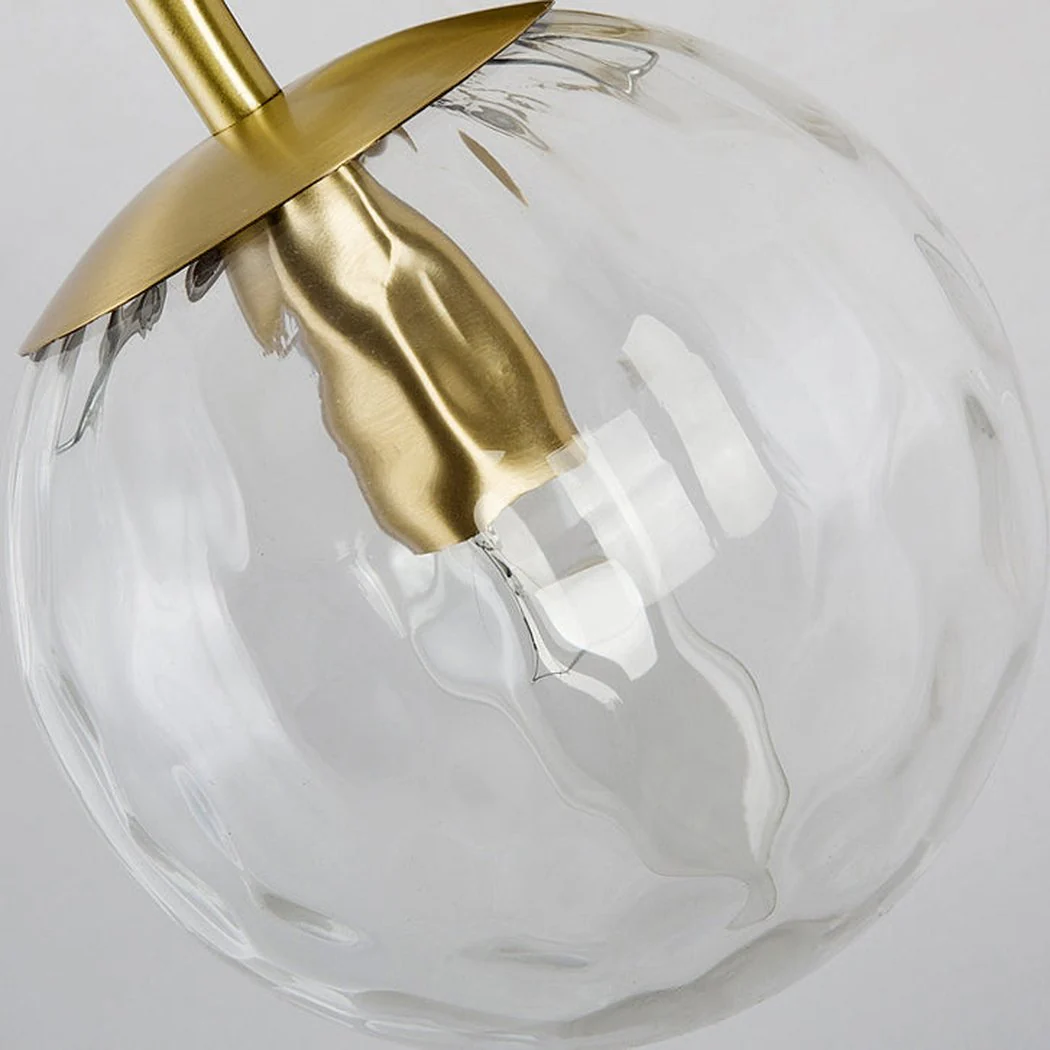 Pomelo Mid century modern Glass Ball Brass Wall Light - Image 11