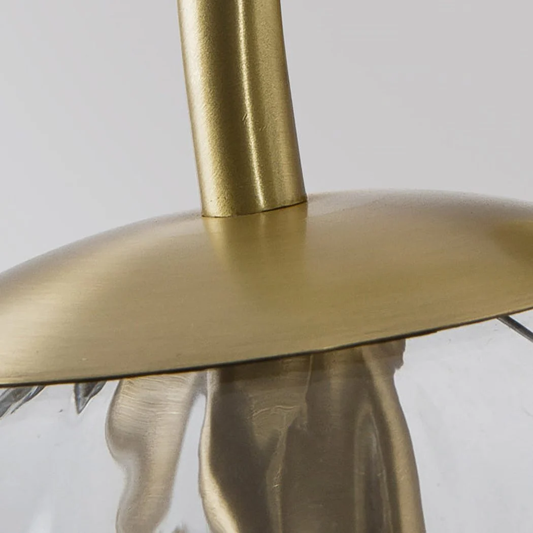 Pomelo Mid century modern Glass Ball Brass Wall Light - Image 6