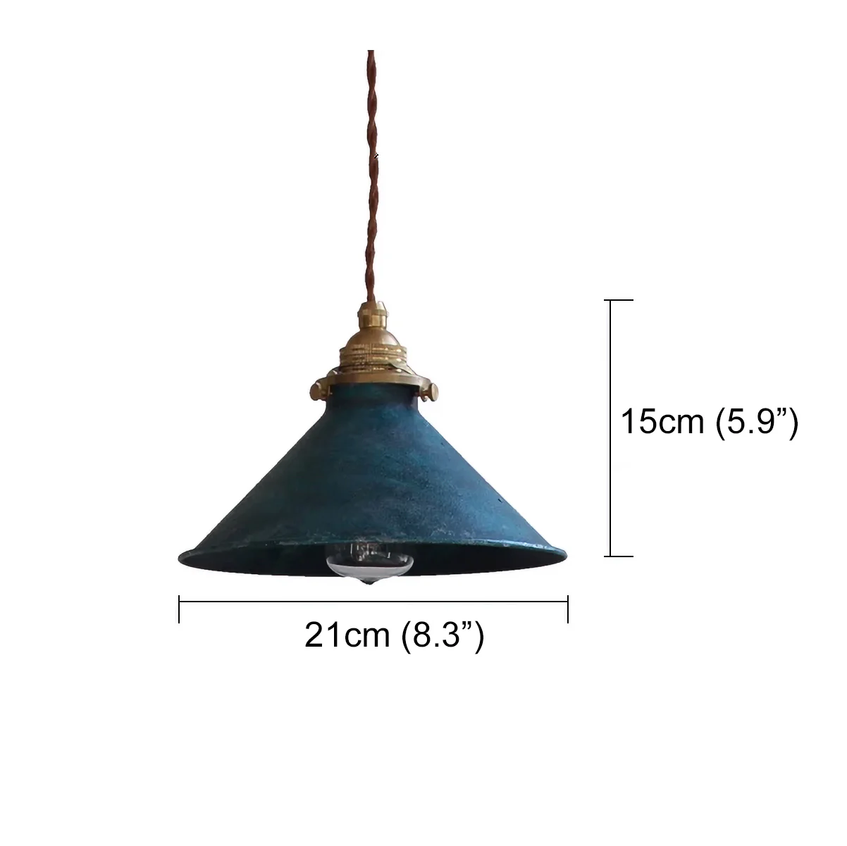 Portland Industrial Vintage Pendant Light - Image 5