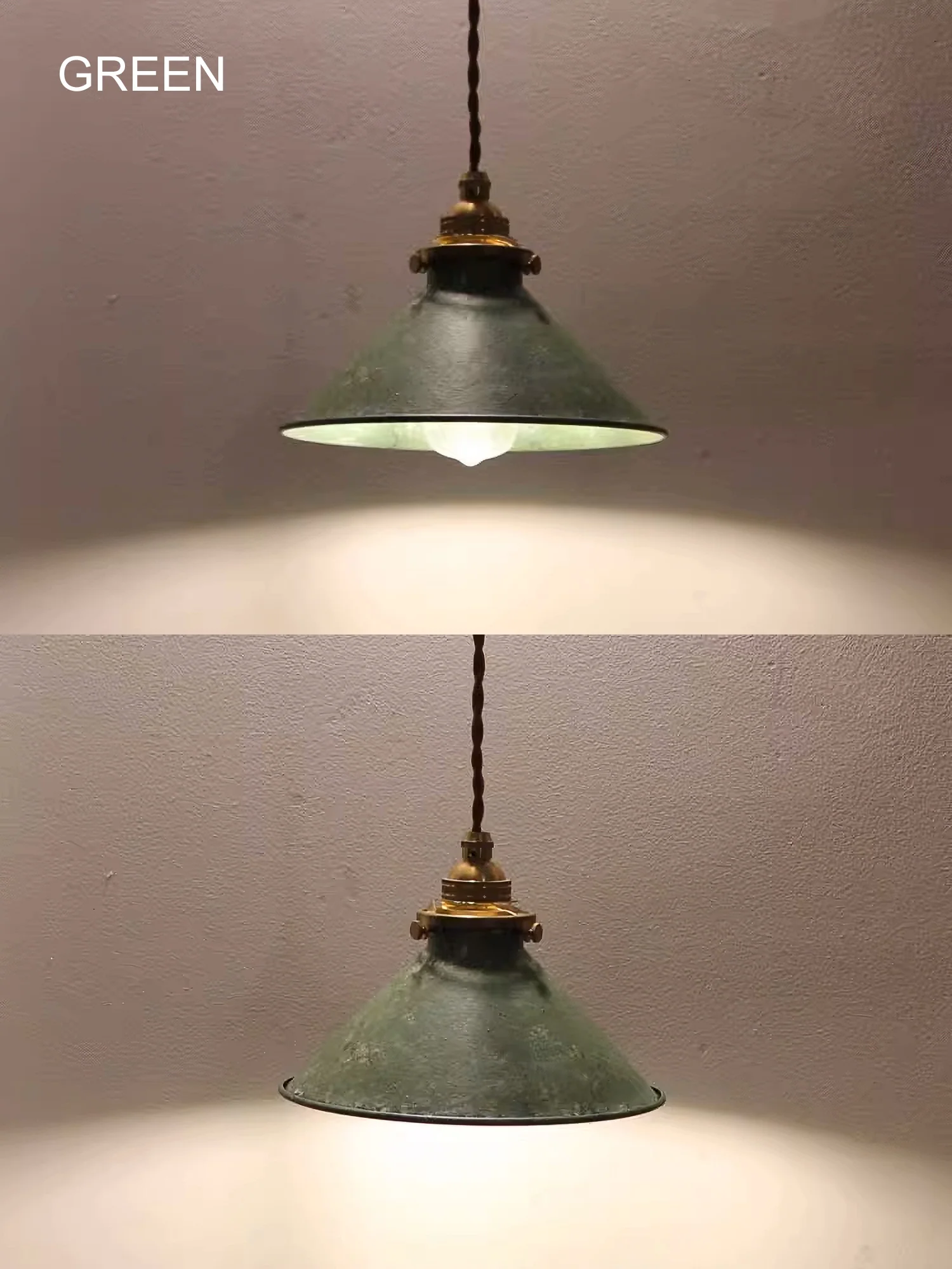Portland Industrial Vintage Pendant Light - Image 9
