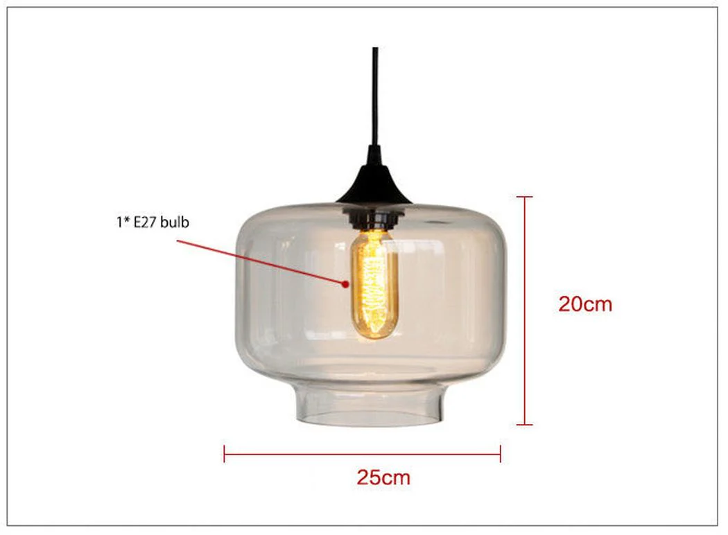 Positano Glass Shade Pendant Light - Image 4