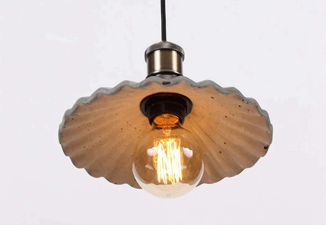 Presto Concrete Fluted Pendant Light - Image 3
