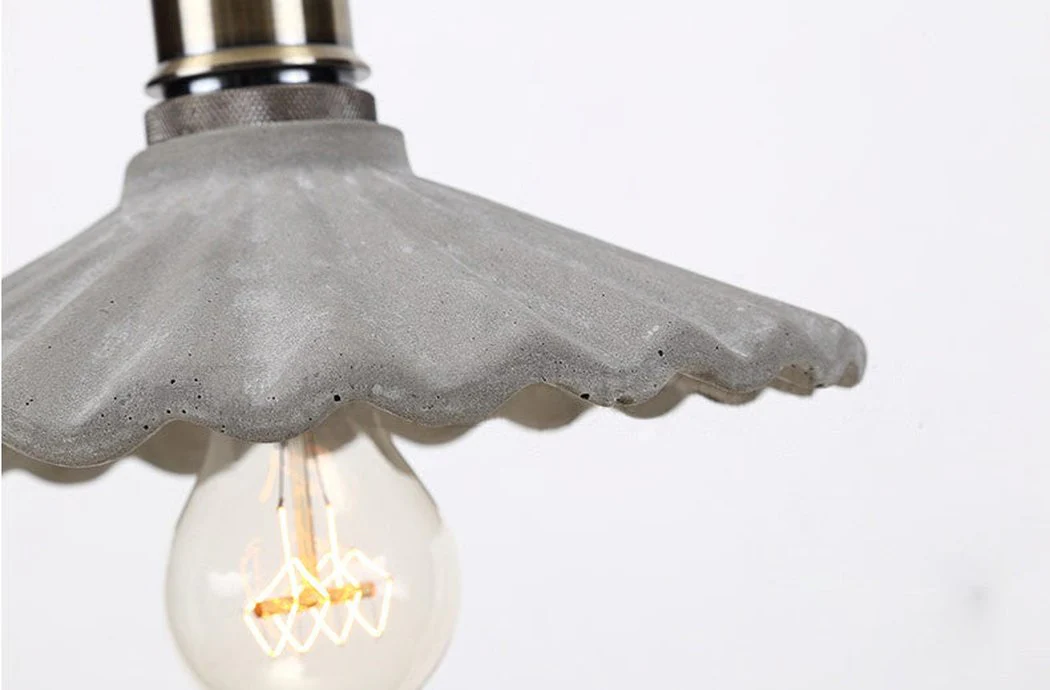 Presto Concrete Fluted Pendant Light - Image 4