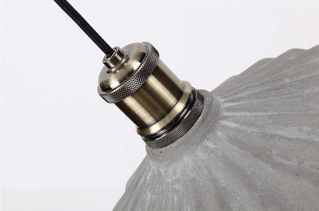 Presto Concrete Fluted Pendant Light - Image 5