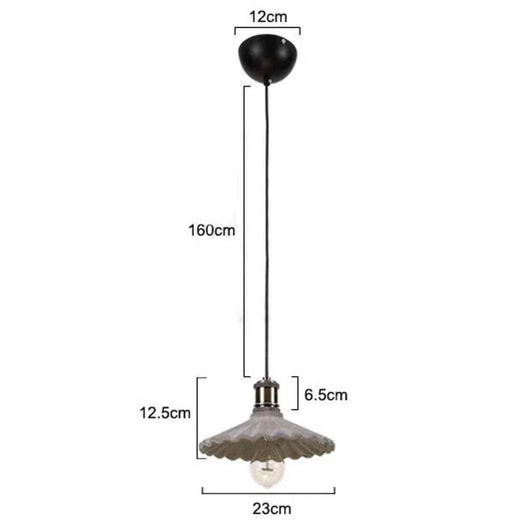 Presto Concrete Fluted Pendant Light - Image 7