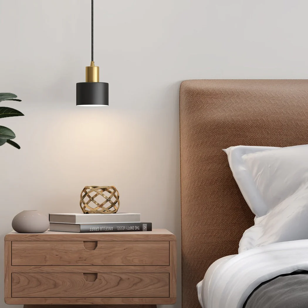 Raffles two tone black and brass pendant light - Image 2