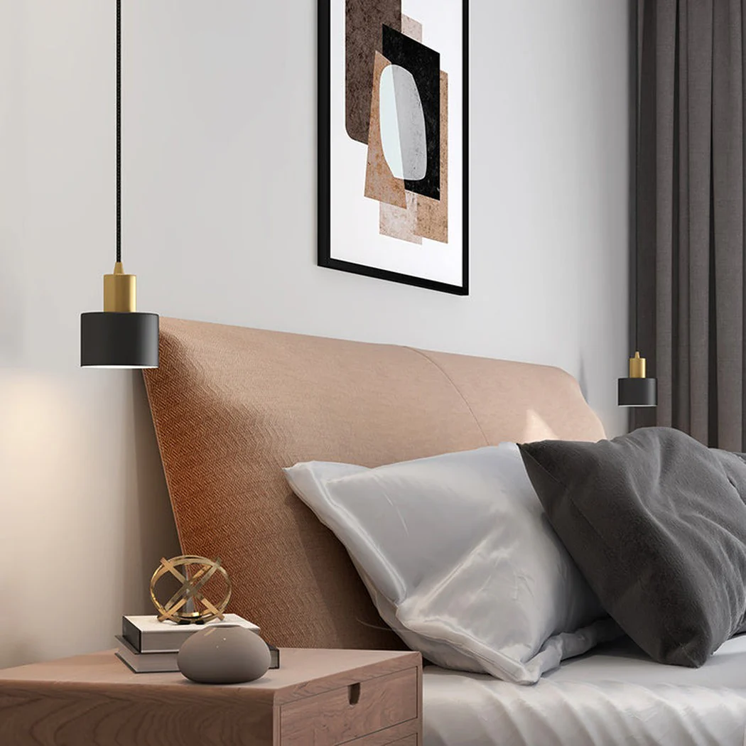 Raffles two tone black and brass pendant light - Image 5
