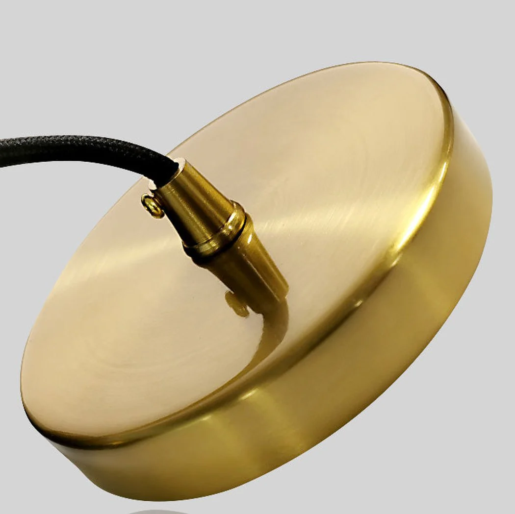 Raffles two tone black and brass pendant light - Image 7