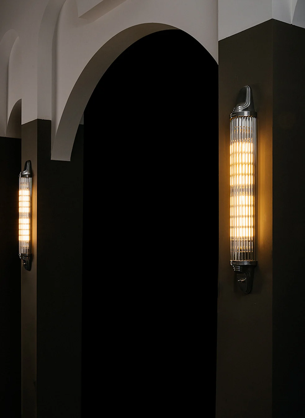 Regis Art Deco Retro Chrome Wall Light - Image 17