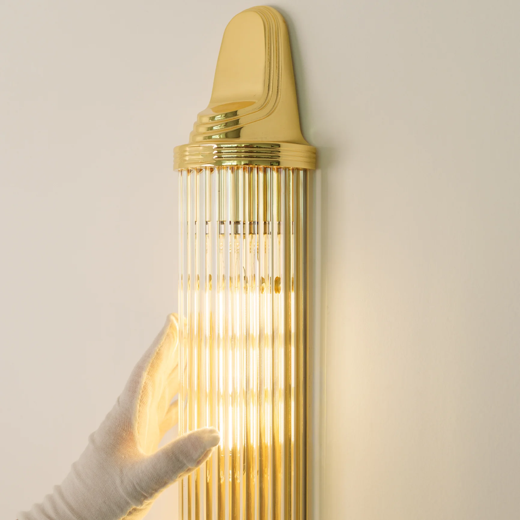 Regis Art Deco Retro Chrome Wall Light - Image 3