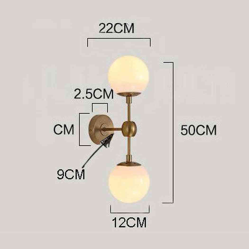 Ritz Duo Brass Art Deco Wall Sconce - Image 10
