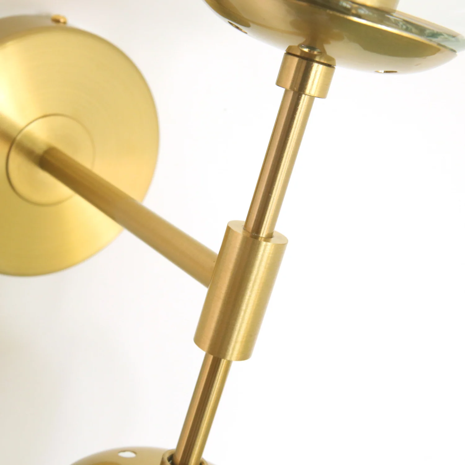 Ritz Duo Brass Art Deco Wall Sconce - Image 6