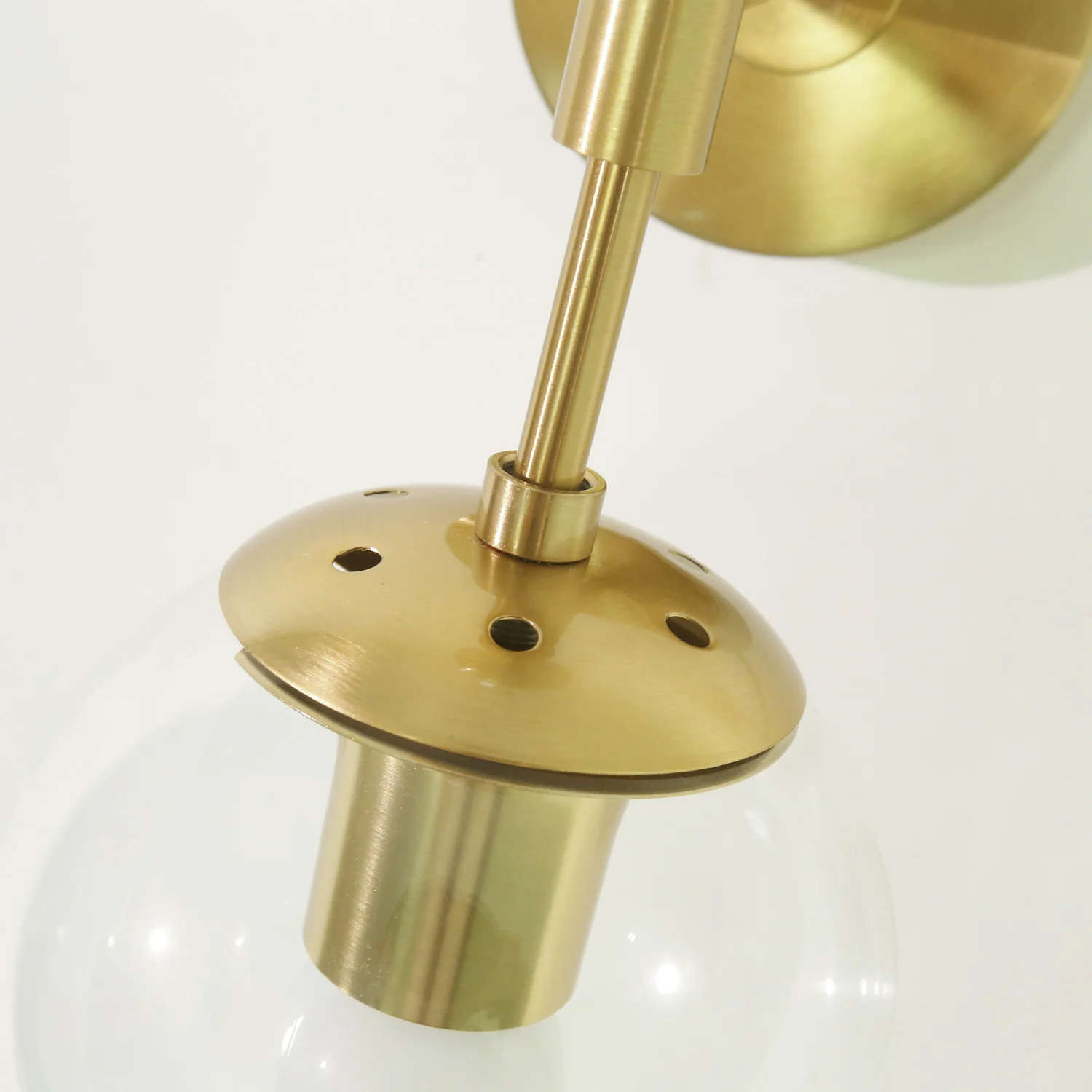 Ritz Duo Brass Art Deco Wall Sconce - Image 7